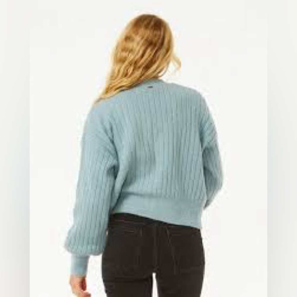 Rip Curl Afterglow Blue Knit Cardigan - Picture 5 of 7